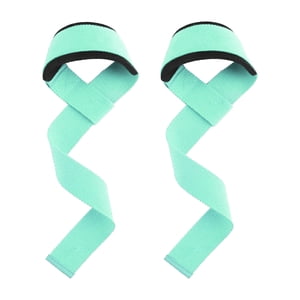 Ioensy - 1 Par De Correas De Levantamiento De Pesas, Muñequeras Para Levantamiento De Pesas Con Mancuernas, Gimnasio En Casa, Verde Claro