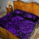 thumbnail image 3 of Hawaii Shark Juego de Cama Edredón Patrón Polinesio Morado Versión LT01, 3 of 3