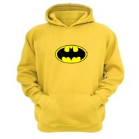 Genérico - Polerón Canguro Caballero De La Noche Amarillo Talla M Unisex