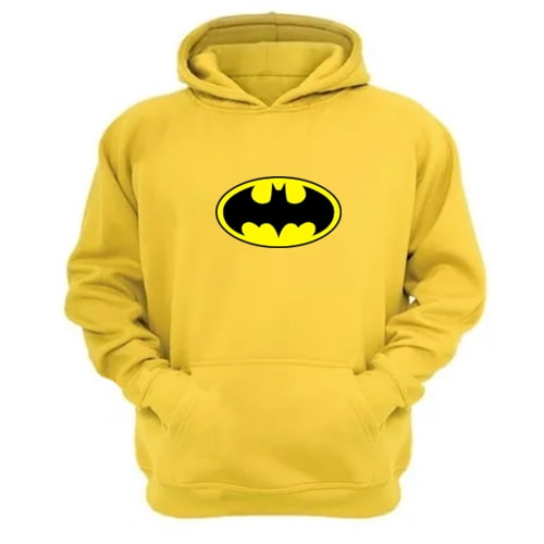 Genérico - Polerón Canguro Caballero De La Noche Amarillo Talla Xl Unisex