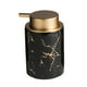 thumbnail image 4 of Dispensador De Jabón De Botella Con Bomba De Cerámica Para Oficina, Cocina, Lavavajillas, Jabón, Textura De Mármol, Negro, 4 of 5