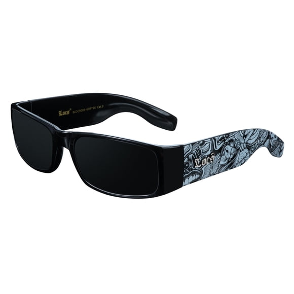 Gafas de sol Locs Hardcore negras 0103 UV400