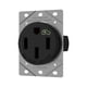 thumbnail image 1 of Receptáculo de carga Leviton 1450R, 50 amperios, vehículo eléctrico pesado, negro, 1 of 6