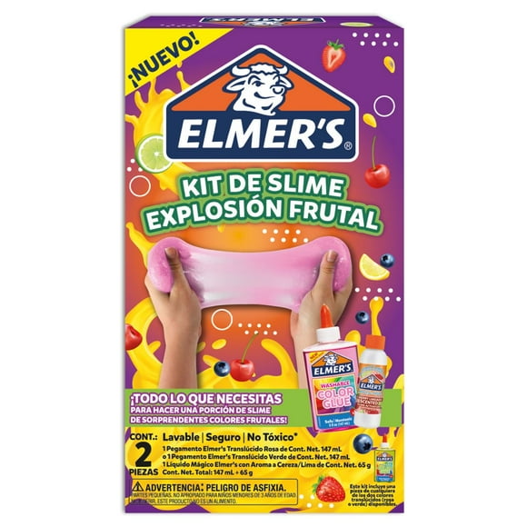 Kit Slime Elmers Con Aroma Explosión Frutal 2 Unidades