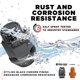 thumbnail image 3 of Tuerca de rueda White Knight M12x1.50 Negro cromo - Pack de 20, 3 of 7