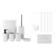 thumbnail image 1 of "Set Juego De Baño Belug 8 Piezas Alfombra Baño Eva Cortina Baño blanco ", 1 of 5