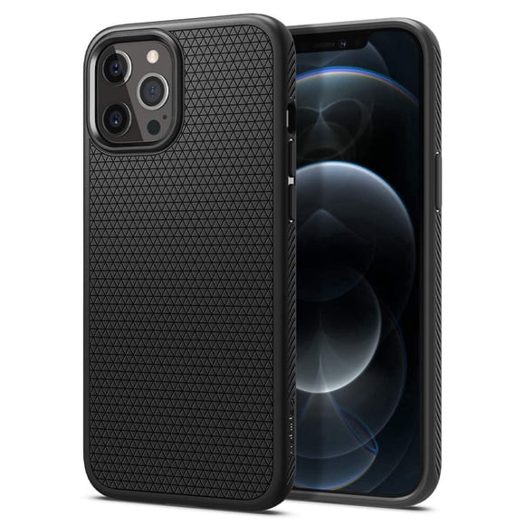 Funda Spigen Liquid Air para iPhone 12 Pro Max (2020) - Negro