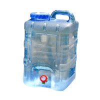 Magideal - Contenedor De Agua Cubo De Agua Para Exteriores De 28 L Con Grifo, Bidón De Agua Portátil Portador De Almacenamiento De Agua Para Pesca Supervivencia