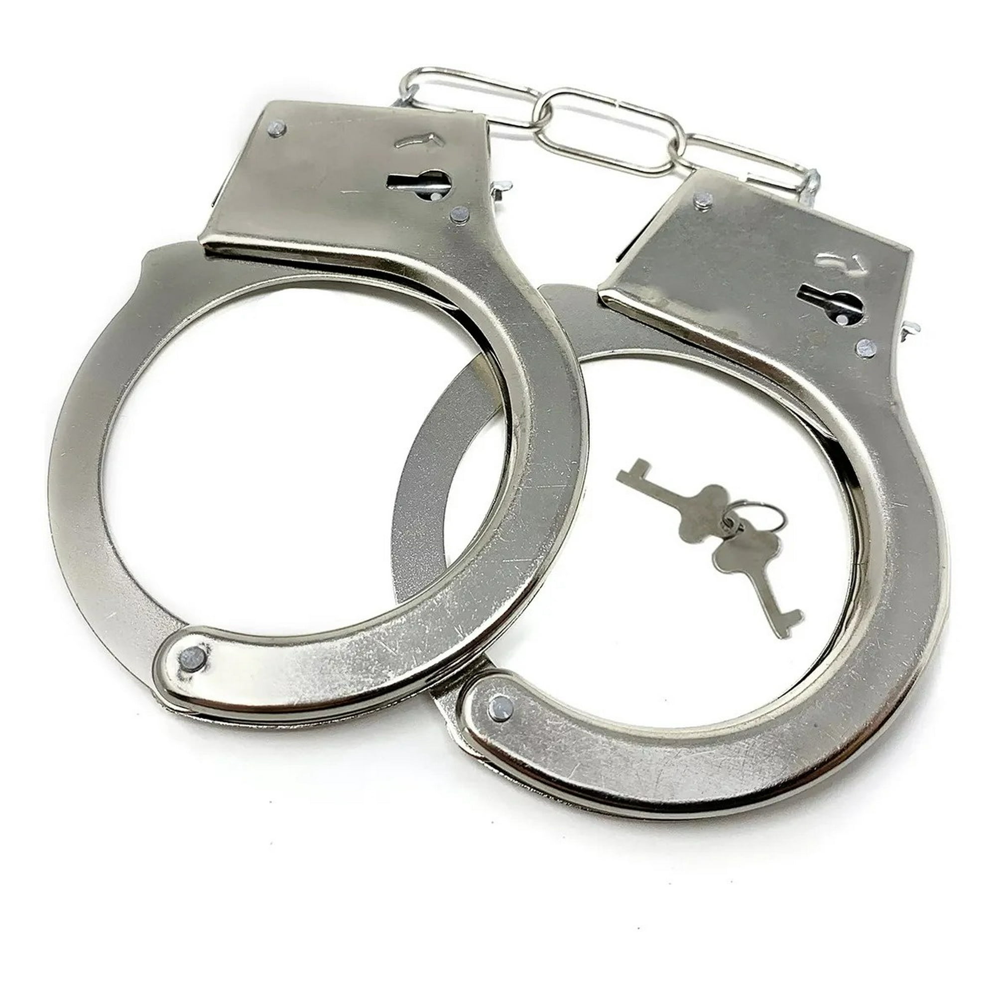 Genérica - Esposas Policiales Indumentaria Metal Adecuado Para El Día De Los Inocentes, Cosplay, Regalos De Halloween, Etc.