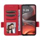 thumbnail image 2 of Funda Cartera para Motorola Moto G17 Power Tapa Flip con Ranuras y Soporte Rojo, 2 of 5