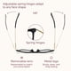thumbnail image 5 of Gafas Gaoye Fashion con montura redonda en forma de ojo de gato que bloquean la luz azul, 5 of 7