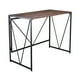 thumbnail image 1 of Mesa Escritorio Plegable de Metal y Madera Castaño 100x50x75 cm, 1 of 5