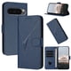 thumbnail image 1 of Funda Cartera Fibra de Carbono para Google Pixel 10 Pro XL con Soporte y Cierre Magnético Azul, 1 of 6