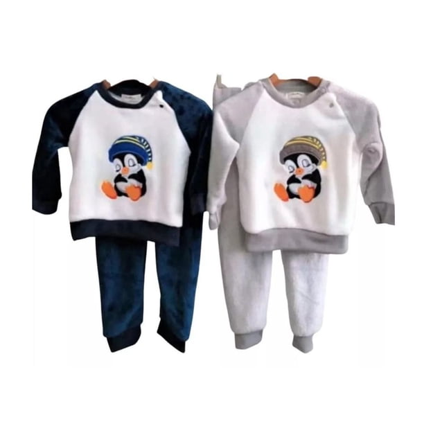 Pijama Polar Invierno Grueso Calidad Premium Pinguino 909