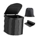 thumbnail image 4 of Inodoro Portátil Con Tapa, Inodoro Plegable Para Viajes Largos, Camping, Playa, Negro, 4 of 5