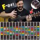 thumbnail image 2 of Pegatinas de diapasón para guitarra Kimlong codificadas por colores, 6 cuerdas, 2 of 7