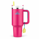 thumbnail image 1 of Mug Térmico Lemuria Neon 1100 Ml Vaso Térmico Gran Capacidad Rosado, 1 of 3