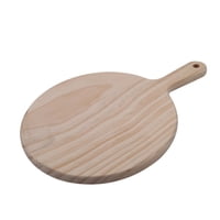 Imahe - Plato Pizza Madera Con Mango 32,5Cm