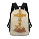 thumbnail image 1 of Cristiano-theme Backpack, Campus style schoolbag Bookbag with Adjustable Shoulder Straps And Large Zip Compartment, Unisex Travel Bags., 1 of 6