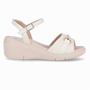 Sandalia Mujer Crema/Dorado Cecilia 372 Piccadilly