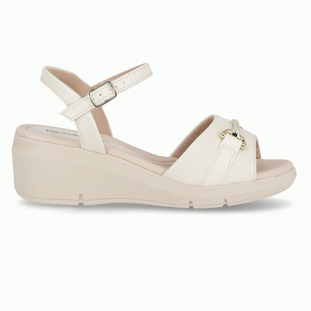 Sandalia Mujer Crema/Dorado Cecilia 372 Piccadilly