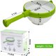 thumbnail image 2 of Colador Lavador Multiuso de Verduras Giratorio Plegable con Asa, 2 of 3