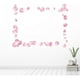thumbnail image 2 of Decomural Rose Petal Frame Pink Flowers WS-46445, 2 of 3