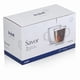 thumbnail image 4 of Tazas de café JoyJolt Savor de vidrio aislante de doble pared, 400 ml, 4 of 7