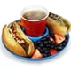 thumbnail image 2 of Plato Redondo Comida Bebida Snack Botanas Plastico, 2 of 3
