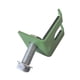 thumbnail image 4 of Percha Para Barra De Entrenamiento, Soporte Para Barra De Levantamiento De Pesas, Entrenamiento De Fuerza, Montaje En Pared, Color Verde, 4 of 5
