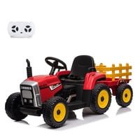 Tractor Eléctrico Nasitip 12 V Rojo