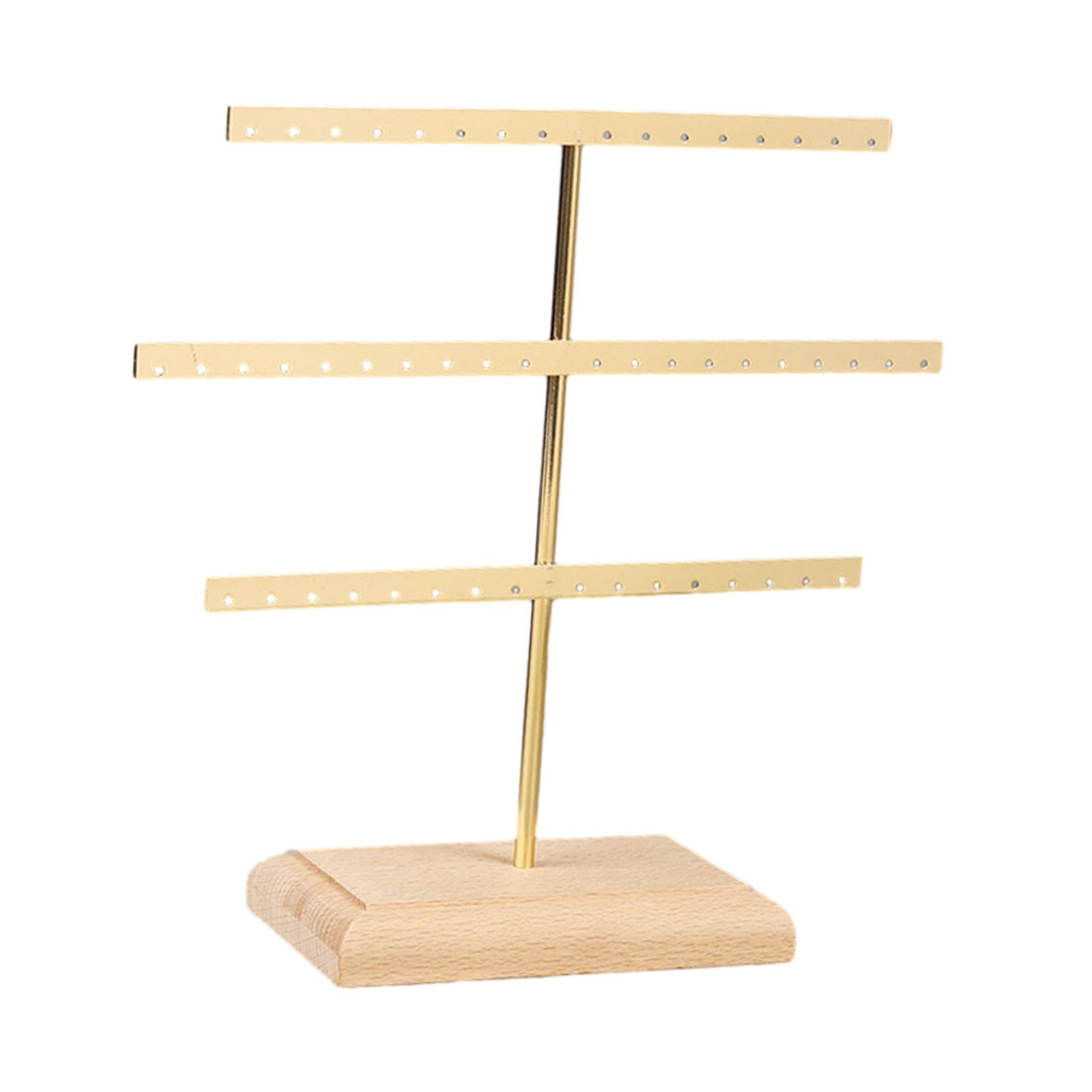 Magideal - Organizador De Pendientes, Organizador De Pendientes, Accesorios De Exhibición, Soporte Para Presentación De Joyería De 3 Capas, Soporte Para Pendient