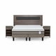 thumbnail image 1 of Cama Rosen NewStyle 6 2 Plazas + Muebles Ferrara Gris, 1 of 6