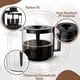 thumbnail image 4 of Jarra de vidrio de repuesto para cafetera 1.25 L para Technivorm 89830, 4 of 8