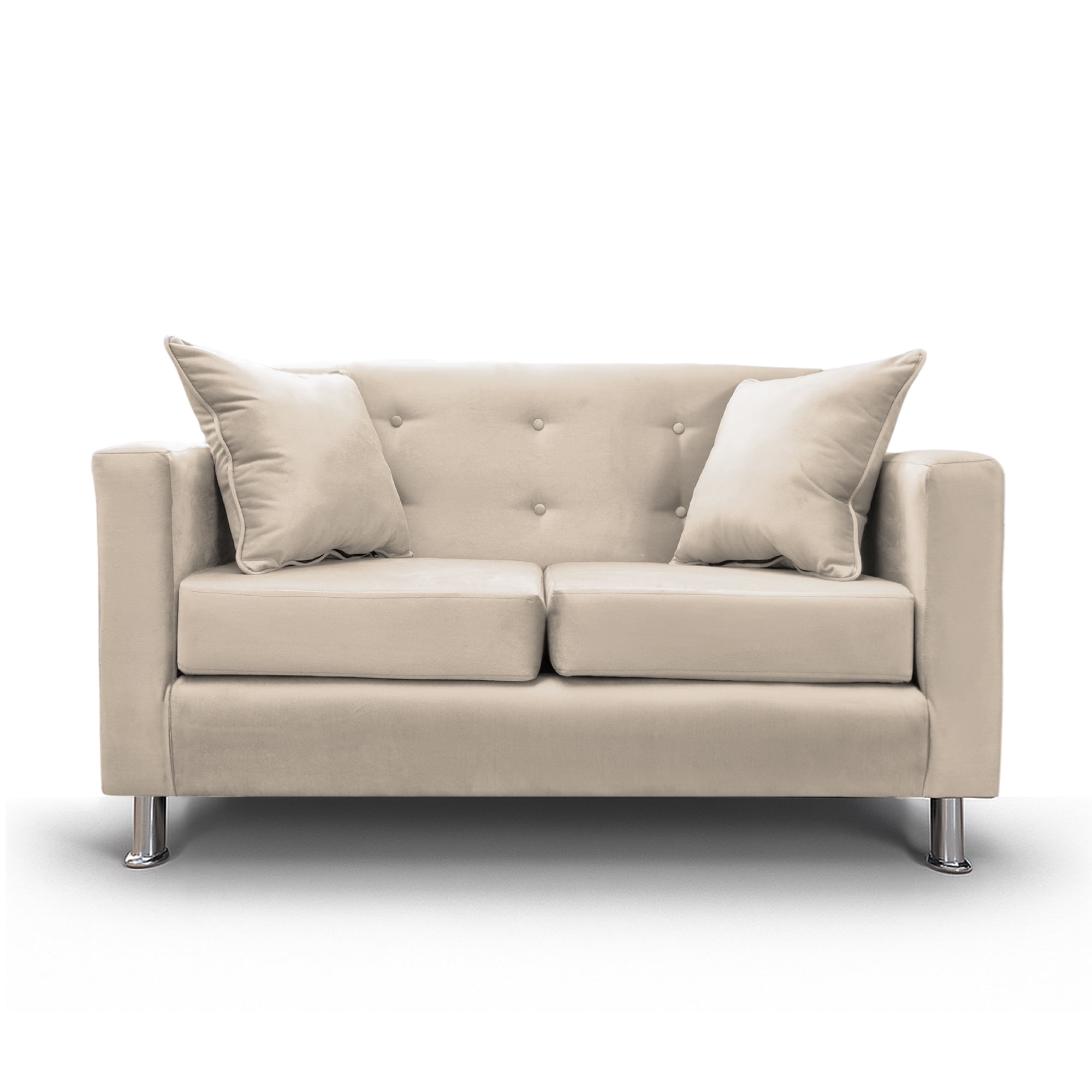 Mbc - Sofá 2 Cuerpos New Mallorca Felpa Beige