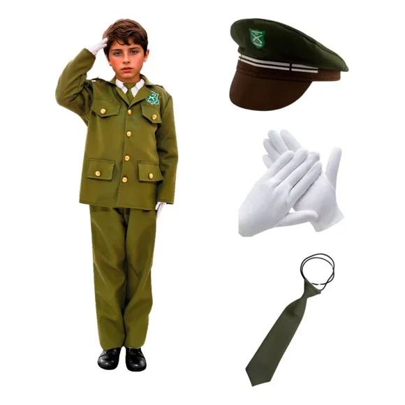 Disfraz De Carabinero Unisex Para Niños