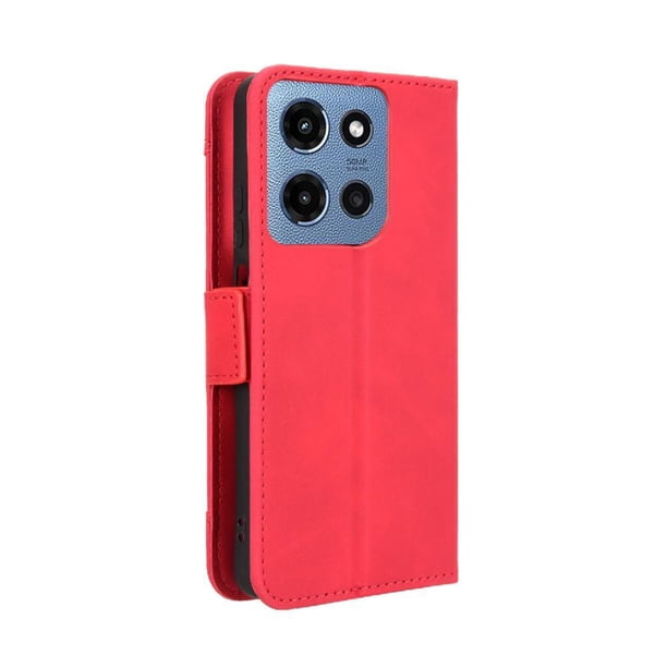 Funda Tipo Billetera FOXDOCK para Motorola MOTO G Play 2025 – Tapa Flip con Tarjetero