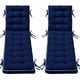 thumbnail image 1 of Cojín para chaise longue AMCATON, 2 unidades, 203 x 66 cm, azul, 1 of 8