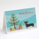 thumbnail image 1 of Tarjetas de felicitación Caroline's Treasures CK3816GCA7P 8xA7 Negro y Beige, 1 of 4