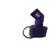 Prasm Clothing - Cinturón Prasm De Lona Con Anillas En D, Color Morado, 53 Cm De Longitud, Unisex