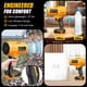 thumbnail image 4 of Leaf Blower Dinftin 20 V inalámbrico sin escobillas para batería DeWalt, 4 of 8