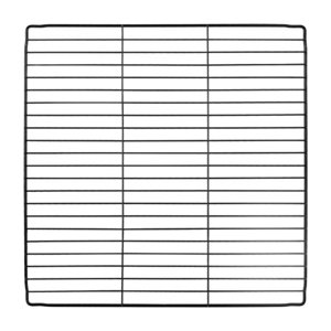 Ioensy - Parque Infantil Portátil Para Mascotas, Panel, Jaula, Valla, Alambre De Metal, Conejillo De Indias, Rejilla Negra Densa