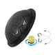 thumbnail image 3 of Pelota De Equilibrio De 18 Pulgadas Con Bomba De Pie, Antideslizante, Para Pilates En Casa, Gimnasio, Color Negro, 3 of 5