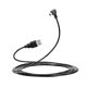 thumbnail image 1 of Cable USB A a Mini B de 3 m con conector en ángulo recto de 90°, 1 of 8