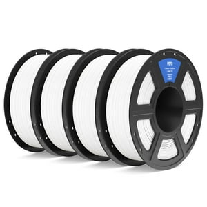 Filamento Petg Elegoo De 1,75 Mm, Blanco, 4 Kg, Filamento De Impresora 3D Con Precisión Dimensional