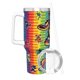 thumbnail image 3 of Osos Bailarines Vaso aislado de acero inoxidable con asa, diseño temático, regalo para familia, amigos y fans; incluye pajita y encaja en el portavasos estándar, 40 oz, 3 of 6