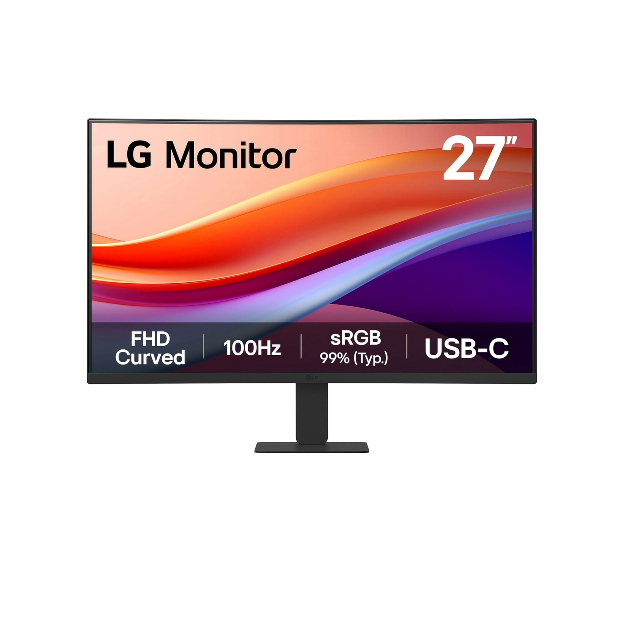Monitor Lg 27" Curvo Fhd 100hz Usb-c Va