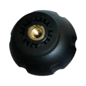 Ioensy - Perilla Roscada M8 De Repuesto Para Equipo De Gimnasio, Máquina De Ejercicio, Bicicleta Estática, Roja Y Negra, 6,3 Cm