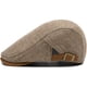 thumbnail image 3 of Meioro gorro newsboy para hombre de tweed con diseño espiga, 3 of 3