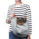 thumbnail image 1 of Mochila portabebés TOMKAS, tamaño pequeño, gris, para mascotas de 1,4 a 4,5 kg, 1 of 9